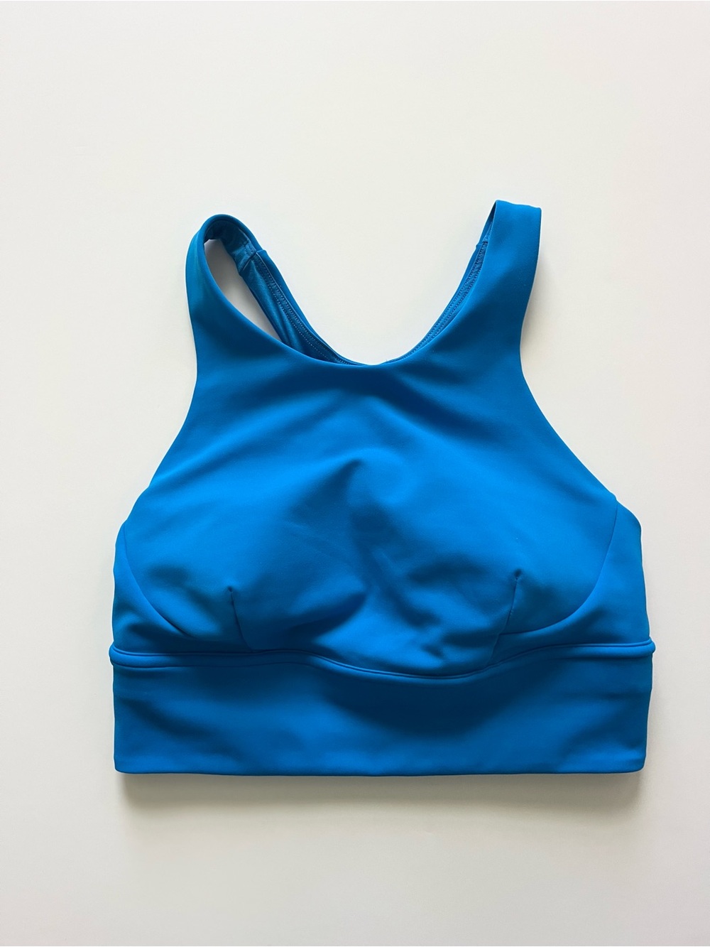 lululemon athletica Wunder Train Longline Support Bra Poolside-Size 6